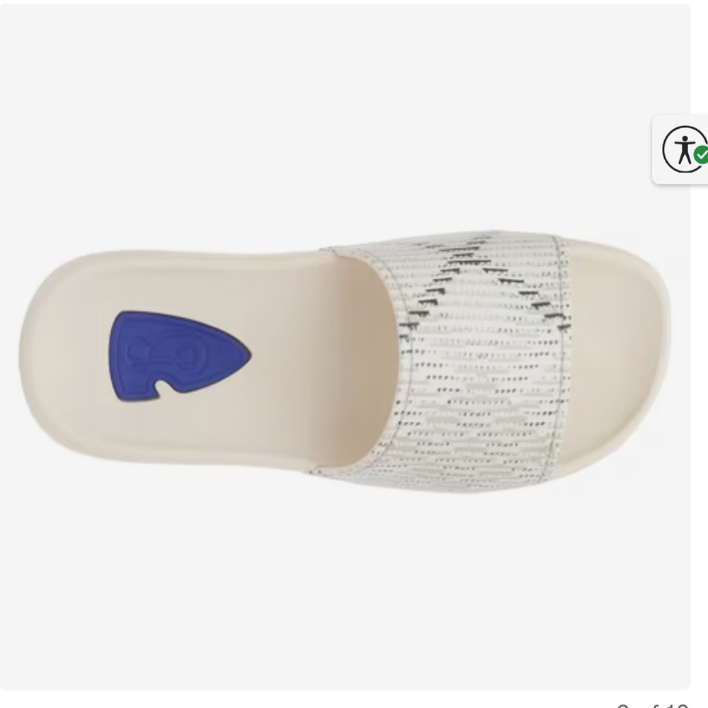 Burberry Cream Check Slide Sandals - Picture 8 of 13